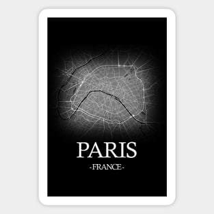 Paris City Map - France Cartography Magnet